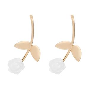 گوشواره طلا 18 عیار زنانه مایا ماهک مدل ME0950 Maya Maahak Gold Earring For Women 