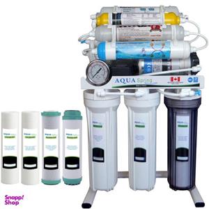 دستگاه تصفیه کننده آب آکوآ اسپرینگ مدل RO - NF3030 به همراه فیلتر مجموعه 4 عددی