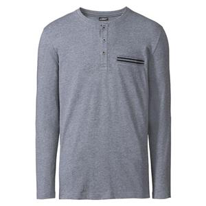 تیشرت آستین بلند مردانه لیورجی مدل LONSLT رنگ طوسی