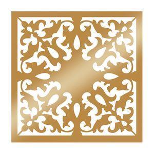 تایل سقفی مدل 1201 طلایی براق  بسته 4 عددی سایز 59.5x59.5 سانتی متر