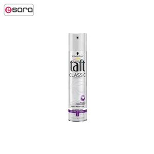 اسپری نگهدارنده حالت مو تافت سری Classic مدل Halt And Pflege حجم 250 میلی لیتر Taft Classic Halt And Pflege Hair Styling Spray 250ml