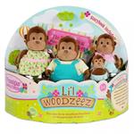 عروسک لیل وودزیز مدل خانواده میمون ها مجموعه 4 عددی