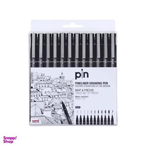 راپید یونی بال مدل uniball fineliner raphid مجموعه 11  عددی