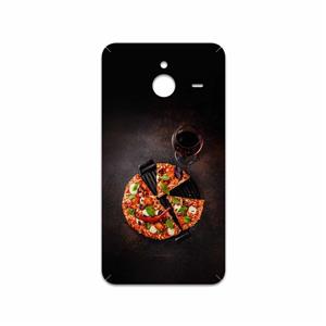 برچسب پوششی ماهوت مدل Pizza مناسب برای گوشی موبایل مایکروسافت Lumia 640 XL MAHOOT Pizza Cover Sticker for Microsoft Lumia 640 XL