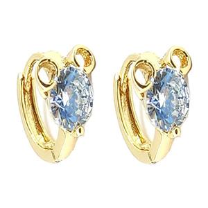 گوشواره دخترانه ژوپینگ مدل نگین  کد 1697