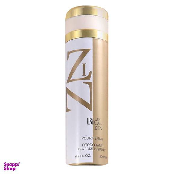 اسپری بدن مردانه بیو استار مدل Zin  حجم 200 میلی لیتر