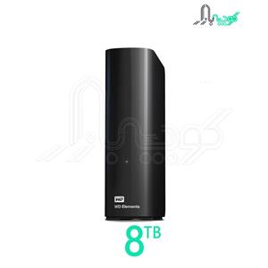 هارد اکسترنال وسترن دیجیتال مدل Elements ظرفیت 8 ترابایت