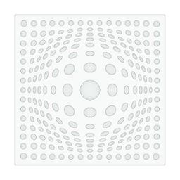 تایل سقفی آسمان مجازی مدل C T123-4 سایز 60x60 سانتی متر مجموعه 4 عددی