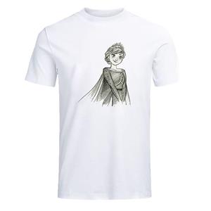تی شرت آستین کوتاه زنانه مدل السا Frozen 007 