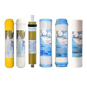فیلتر دستگاه تصفیه کننده آب آکوا پیورست مدل GOLD-AP 006 مجموعه 6 عددی