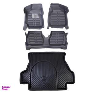 کفپوش سه بعدی خودرو مدل AM مناسب برای تیبا 1 به همراه کفپوش صندوق