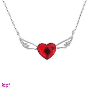 گردنبند زنانه سواروسکی مدل قلب و باله کد N3377