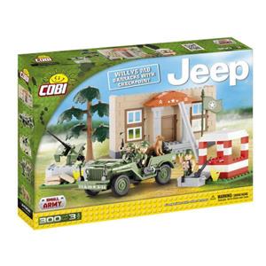 ساختنی کوبی مدل Jeep Willy MB Barracks With Checkpoint Cobi Jeep Willy MB Barracks With Checkpoint Building