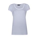 تی شرت آستین کوتاه زنانه برادوی ان وای سی فشن مدل 10158401-WHITE