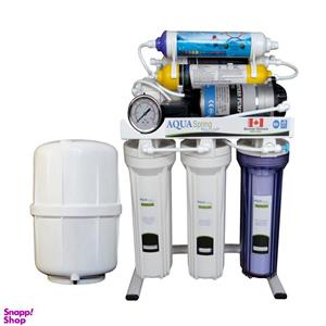 دستگاه تصفیه کننده آب آکوآ اسپرینگ مدل RO-S151 به همراه فیلتر رسوبگیر گلیتز
