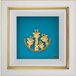 تابلو طلاکوب زرین هنر ایران مدل زرافه