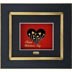 تابلو طلاکوب زرین هنر ایران طرح عشق