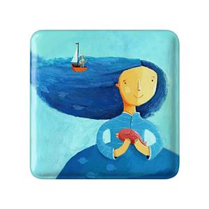 پیکسل خندالو طرح قایق و دریا کد 5979