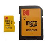 کارت حافظهmicroSDXCکداک مدلPermiumPerformanceکلاس10استانداردUHS-IU1سرعت85MBpsظرفیت128گیگابایت به همراه اداپتورSD