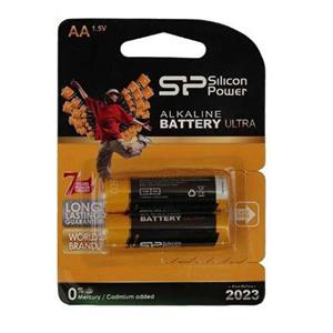 باتری قلمی سیلیکون پاور مدل Alkaline Ultra بسته 2 عددی Silicon Power AA Battery Pack of 