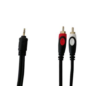 کابل تبدیل AUX به RCA  کد 198طول 1.5 متر