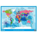 پوستر آموزشی مستر راد طرح نقشه جهان مدل M7050