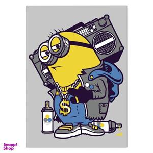 تابلوی ونسونی طرح Hip Hop Minion سایز 30 × 40