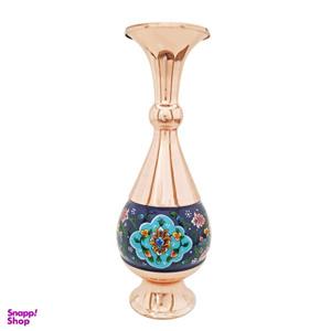 گلدان مسی میناکاری طرح پرداز 