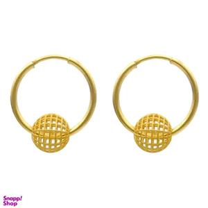 گوشواره طلا 18 عیار زنانه کاپانی مدل فیوژن کد KE019 