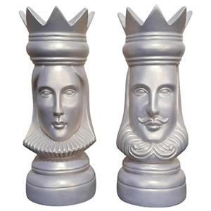 شمعدان مدل پادشاه و ملکه مجموعه 2 عددی 