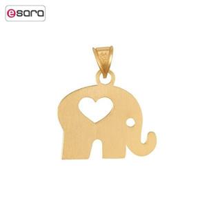 آویز گردنبند طلا 18 عیار رزا مدل N022 Rosa N022 Gold Necklace Pendant Plaque