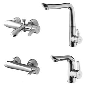 شیر توالت آویسا مدل لوتوس کروم Avisa Lotos Toilet Faucets Chrome