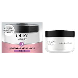 کرم ضد چروک اولای مدل Vitality Renewing Night Mask حجم 50 میلی لیتر 