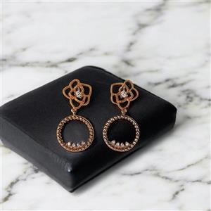 گوشواره زنانه ژوپینگ مدل گل کد XP495