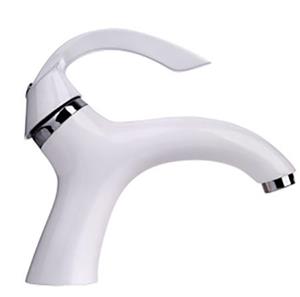 شیر روشویی ریسکو مدل الگانس سفید Risco Elegance White Basin Faucets 