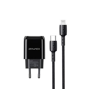 شارژر دیواری اوی مدل PD2 به همراه کابل تبدیل USB-C به لایتنینگ