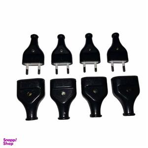 دوشاخه برق مدل A-306 مجموعه 8 عددی