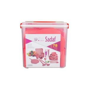 سبد پیک نیک 78 پارچه صدف کد 608
