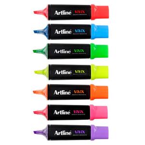 ماژیک علامت گذار آرت لاین مدل ViViX بسته 7 عددی