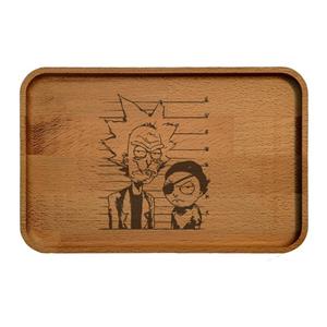 سینی چوبی مدل ریک اند مورتی کد 852