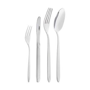 سرویس قاشق و چنگال 24 پارچه ناب استیل مدل palermo کد 310
