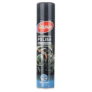 اسپری پولیش داشبورد خودرو کاسپین مدل Mountain حجم 300 میلی‌ لیتر بسته 2 عددی