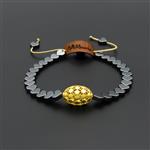 دستبند طلا 18 عیار زنانه مانچو مدل قلب کد bfg215