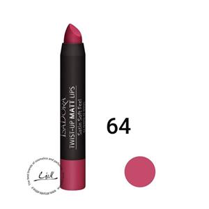 رژ لب مدادی سری Twist Up Matt Lips شماره 64 ایزادورا  Isadora Twist Up Matt Lips Lipstick Pen No 64