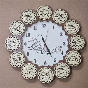 ساعت دیواری طرح مذهبی مدل کیمیا