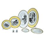 Zarin Iran Italia F Village 2 28 Pieces Dinnerware Set Top Grade