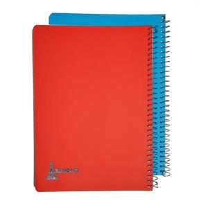 دفتر مشق 200 برگ ایفل مدل ساده کد 02 بسته 2 عددی