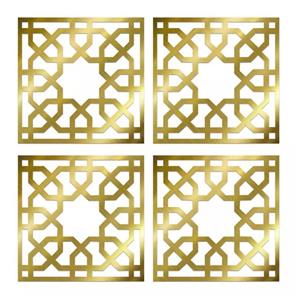 تایل سقفی بنی دکو مدل MC02 اندازه 60x60 سانتی متر مجموعه 4 عددی