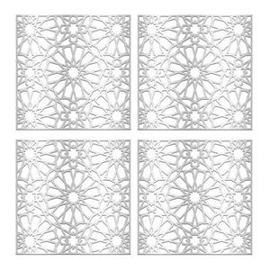 تایل سقفی بنی دکو مدل MC04 اندازه 60x60 سانتی متر مجموعه 4 عددی