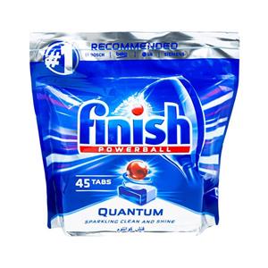 قرص ماشین ظرفشویی فینیش مدل Quantum Leamon بسته 45 عددی